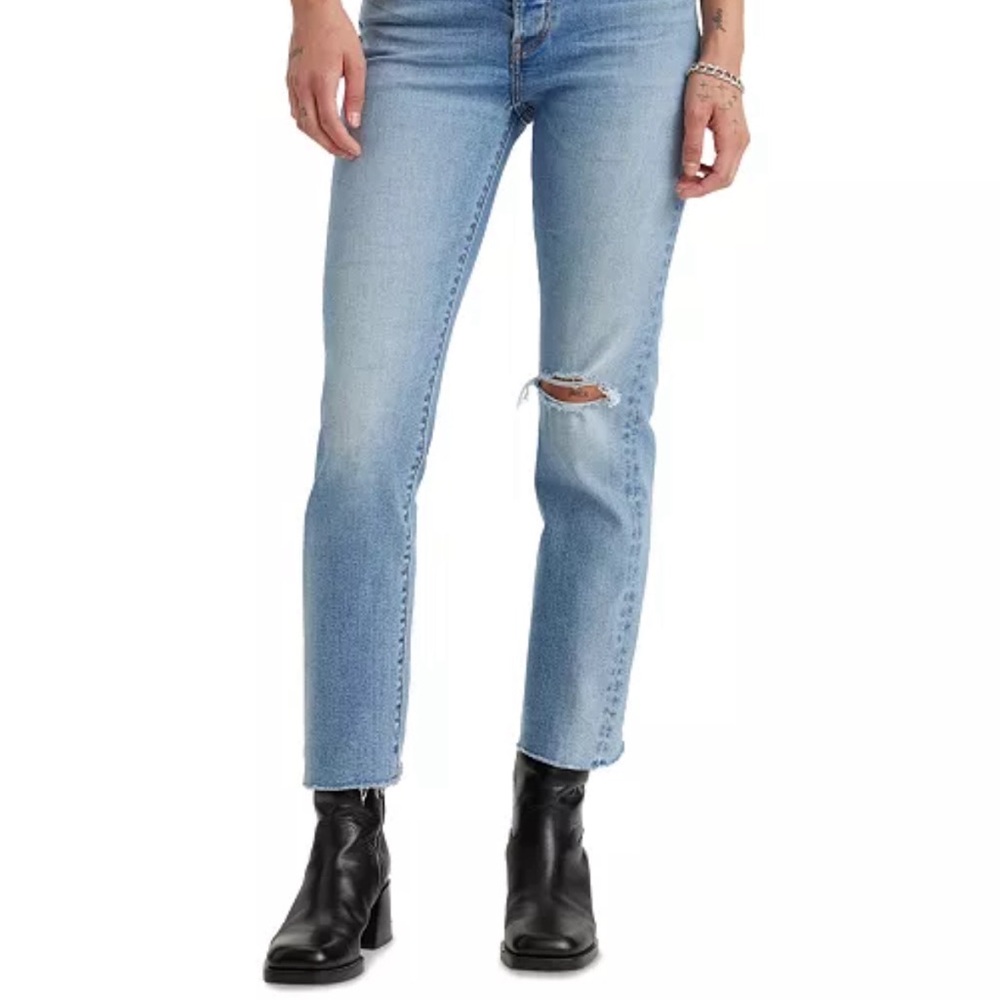 Levi’s wedge straight jeans